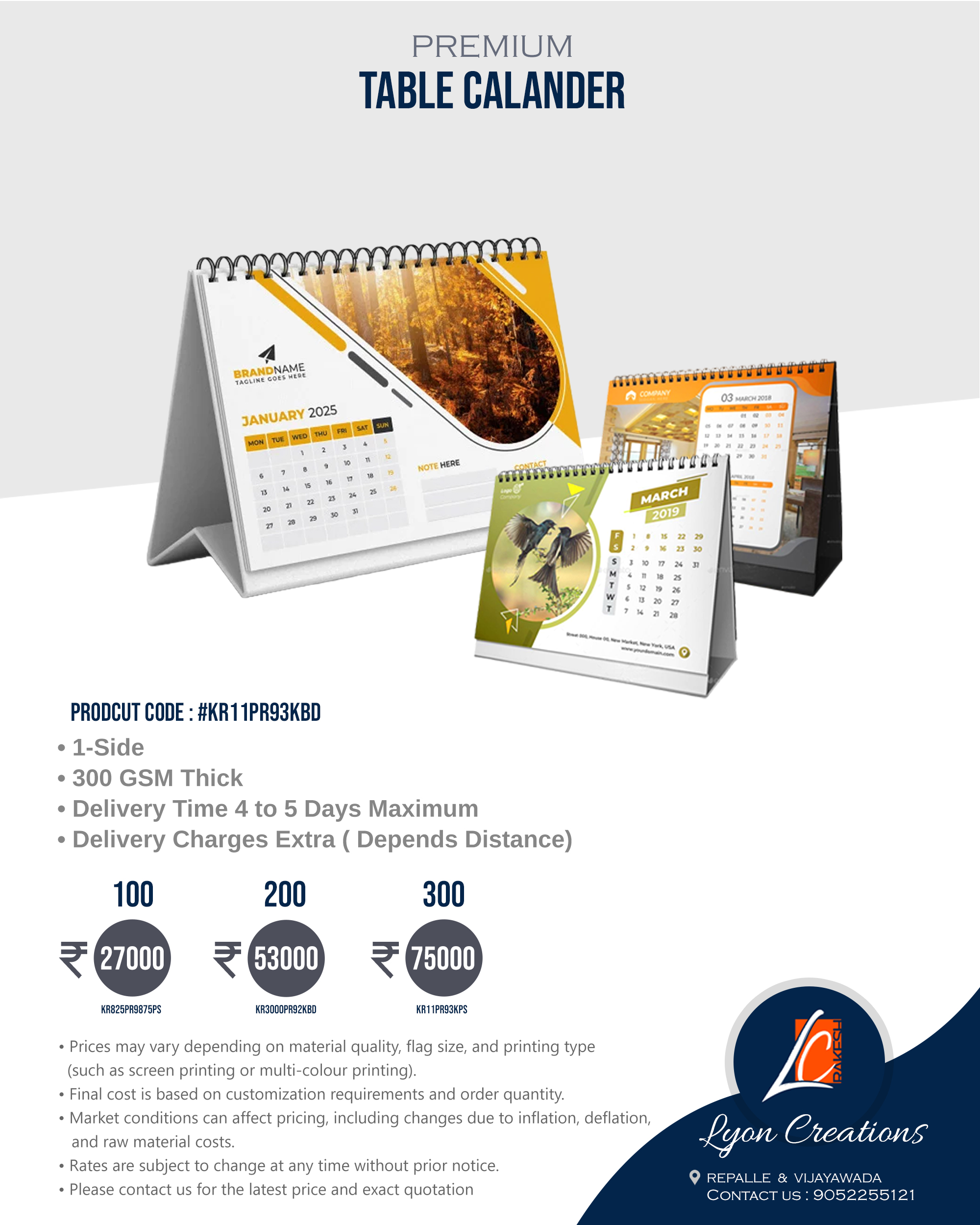 Table Calendar 