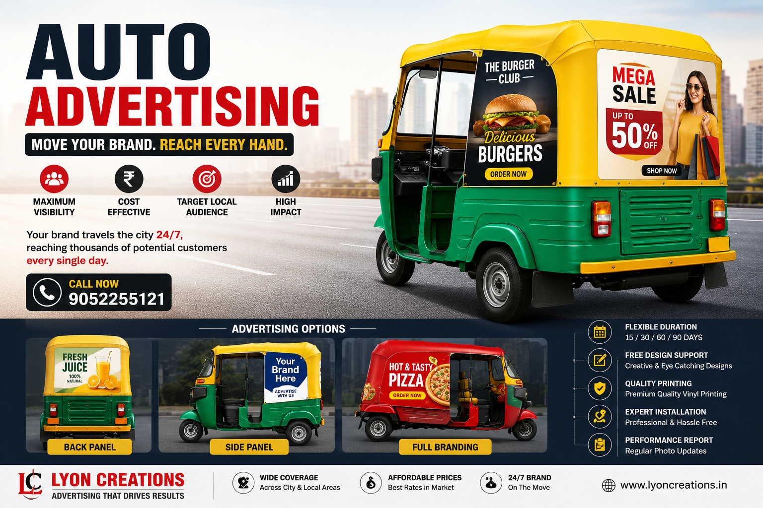 Auto Rickshaw Advertising